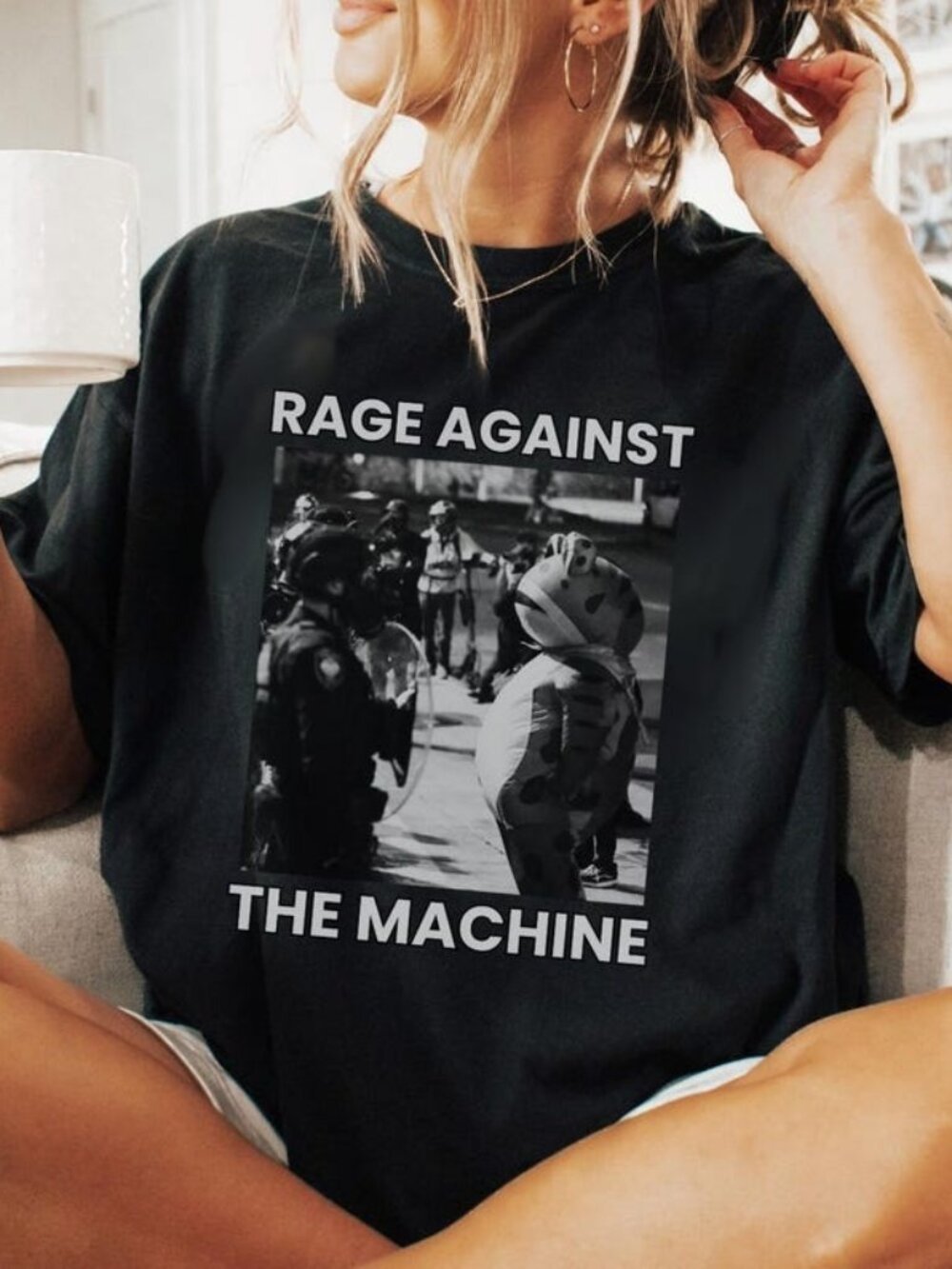 Portland Frog Protest Graphic Tee, Vintage Activist Meme Shirt